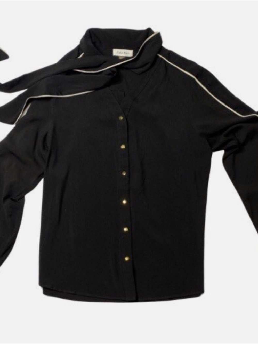 Calvin Klein Black Jacket with Minimal Label
